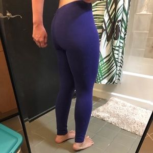 Blue/purple workout leggings forever21